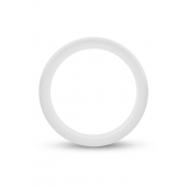 Белое люминесцентное эрекционное кольцо Silicone Glo Cock Ring - Blush Novelties - в Коврове купить с доставкой