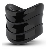 Черное эрекционное кольцо на мошонку Beef Ball Stretcher Snug X Long - Blush Novelties - в Коврове купить с доставкой