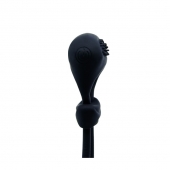 Чёрное лассо на пенис с вибрацией - Baile - в Коврове купить с доставкой