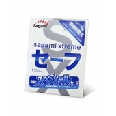 Презерватив Sagami Xtreme Ultrasafe с двойным количеством смазки - 1 шт. - Sagami - купить с доставкой в Коврове