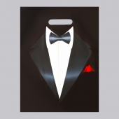 Пакет «Смокинг» полиэтиленовый с вырубной ручкой (30х40 см) - UPAK LAND - купить с доставкой в Коврове