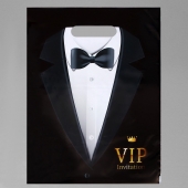 Пакет «Смокинг VIP» полиэтиленовый с вырубной ручкой (30х40 см) - UPAK LAND - купить с доставкой в Коврове