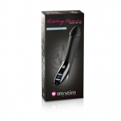 Вибратор с электростимуляцией Tickling Truman Black Edition - 27 см. - MyStim - купить с доставкой в Коврове