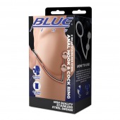 Кольцо на пенис с анальным стимулятором Two Bead Stainless Steel Anal Hook   Cock Ring - BlueLine - в Коврове купить с доставкой