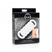 Комплект из 6 прозрачных эрекционных колец Ring Master Custom Ball Stretcher Kit - XR Brands - в Коврове купить с доставкой