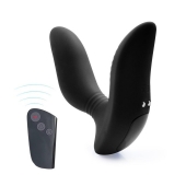 Черный вибромассажер простаты 3,5’’ Remote Control Curve P-spot Massager - 12 см. - Erokay - в Коврове купить с доставкой