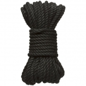 Черная верёвка для связывания и фиксации Bind Tie - 9,14 м. - Doc Johnson - купить с доставкой в Коврове