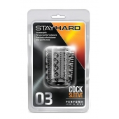 Прозрачная насадка с шипами и шишечками STAY HARD COCK SLEEVE 03 CLEAR - Blush Novelties - в Коврове купить с доставкой