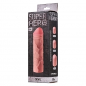 Фаллоудлинитель SUPER HERO Dewil - 17,5 см. - Lola Games - в Коврове купить с доставкой