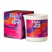 Массажная свеча Light My Fire Coconut с ароматом кокоса - 65 гр. - Love to Love - купить с доставкой в Коврове