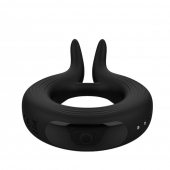 Черное эрекционное кольцо Marry Me Rechargeable Vibrating Cockring - Adrien Lastic - в Коврове купить с доставкой