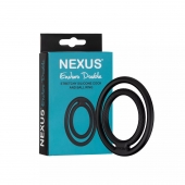 Черное двойное эрекционное кольцо Nexus Enduro Double - Nexus Range - в Коврове купить с доставкой
