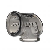 Дымчатая насадка на пенис и мошонку - Baile - в Коврове купить с доставкой