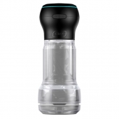 Набор PowerBlow   Feel Pocket Stroker Crystal: мастурбатор и интерактивная насадка - Kiiroo - в Коврове купить с доставкой