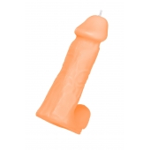 Оранжевая сувенирная свеча «Пенис» - Pecado - купить с доставкой в Коврове
