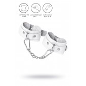 Белые узкие наручники-браслеты со скруглёнными углами - Pecado - купить с доставкой в Коврове