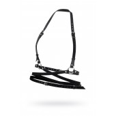 Черная кожаная портупея «Осанка» - Pecado - купить с доставкой в Коврове