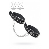 Черные оковы из одного ремешка с люверсами - Pecado - купить с доставкой в Коврове