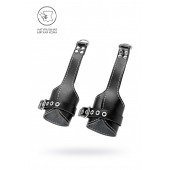 Черные подвесы с белой строчкой - Pecado - купить с доставкой в Коврове