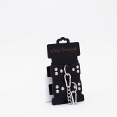 Черные кожаные оковы с регулируемыми ремешками - Crazy Handmade - купить с доставкой в Коврове