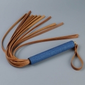 Плеть с джинсовой ручкой «Дикий Запад» - 60 см. - Sitabella - купить с доставкой в Коврове