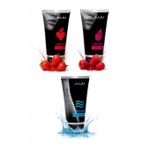 Набор из 3 лубрикантов JUJU (увлажняющий, клубника, малина) - JuJu - купить с доставкой в Коврове