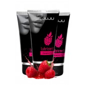 Набор из 3 съедобных лубрикантов JUJU со вкусом малины - JuJu - купить с доставкой в Коврове