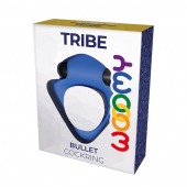 Синее эрекционное кольцо Wooomy Tribeс с вибрацией - Adrien Lastic - в Коврове купить с доставкой