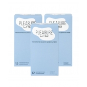 Набор из 3 упаковок ультратонких презервативов Pleasure Lab (по 12 шт.) - Pleasure Lab - купить с доставкой в Коврове