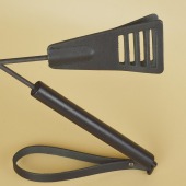 Черный кожаный стек «Сириус» - 60 см. - Sitabella - купить с доставкой в Коврове