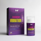 Стимулирующий гель с эффектом вибрации Blackberry Vibration - 15 мл. - INTT - купить с доставкой в Коврове