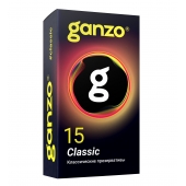 Классические презервативы с обильной смазкой Ganzo Classic - 15 шт. - Ganzo - купить с доставкой в Коврове