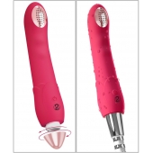 Малиновая насадка на душ с вибрацией Showers to orgasm - 20,1 см. - Orion - купить с доставкой в Коврове