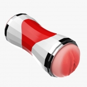 Двусторонний мастурбатор в колбе Power Grip Cup - вагина и ротик - Boys of Toys - в Коврове купить с доставкой