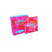 Презервативы с разогревающим эффектом Expert Hot Love - 3 шт. - Expert - купить с доставкой в Коврове