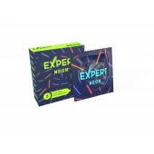 Светящиеся в темноте презервативы Expert Neon - 3 шт. - Expert - купить с доставкой в Коврове