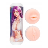 Двусторонний мастурбатор аниме - ротик и вагина - Tokyo Style - в Коврове купить с доставкой