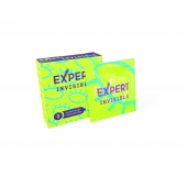 Ультратонкие презервативы Expert Invisible - 3 шт. - Expert - купить с доставкой в Коврове