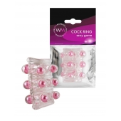 Прозрачная сквозная насадка на пенис с цветными шариками - Erowoman-Eroman - в Коврове купить с доставкой