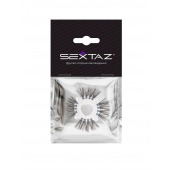 Эластичное эрекционное кольцо с черными «ресничками» - Sextaz - в Коврове купить с доставкой