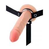 Мужской полый страпон на регулируемых ремнях - 18,5 см. - Sex Expert - купить с доставкой в Коврове