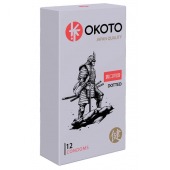 Точечные презервативы OKOTO Dotted - 12 шт. - Sitabella - купить с доставкой в Коврове