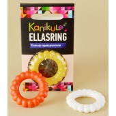 Цветное рельефное эрекционное кольцо Ellasring - Sitabella - в Коврове купить с доставкой