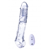 Прозрачная насадка-удлинитель Length Enhancer With Bullet с подхватом - 22,3 см. - NMC - в Коврове купить с доставкой