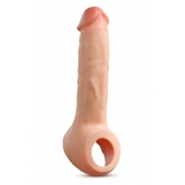 Телесная насадка-удлинитель Thrive 8.75 Inch Realistic Penis Extender Sleeve - 22,2 см. - Blush Novelties - в Коврове купить с доставкой
