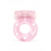 Розовое эрекционное виброкольцо с бабочкой - 1137 - в Коврове купить с доставкой