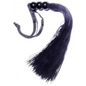 Черная силиконовая плетка - 25,4 см. - Boys of Toys - купить с доставкой в Коврове