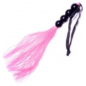 Розовая силиконовая плеть - 35,5 см. - Boys of Toys - купить с доставкой в Коврове