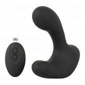 Черная анальная вибропробка с функцией расширения RC Butt Plug with 3 functions - Orion - в Коврове купить с доставкой