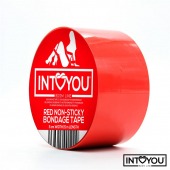 Красный скотч для фиксации Non-Sticky Bondage Tape - 15 м. - Intoyou - купить с доставкой в Коврове